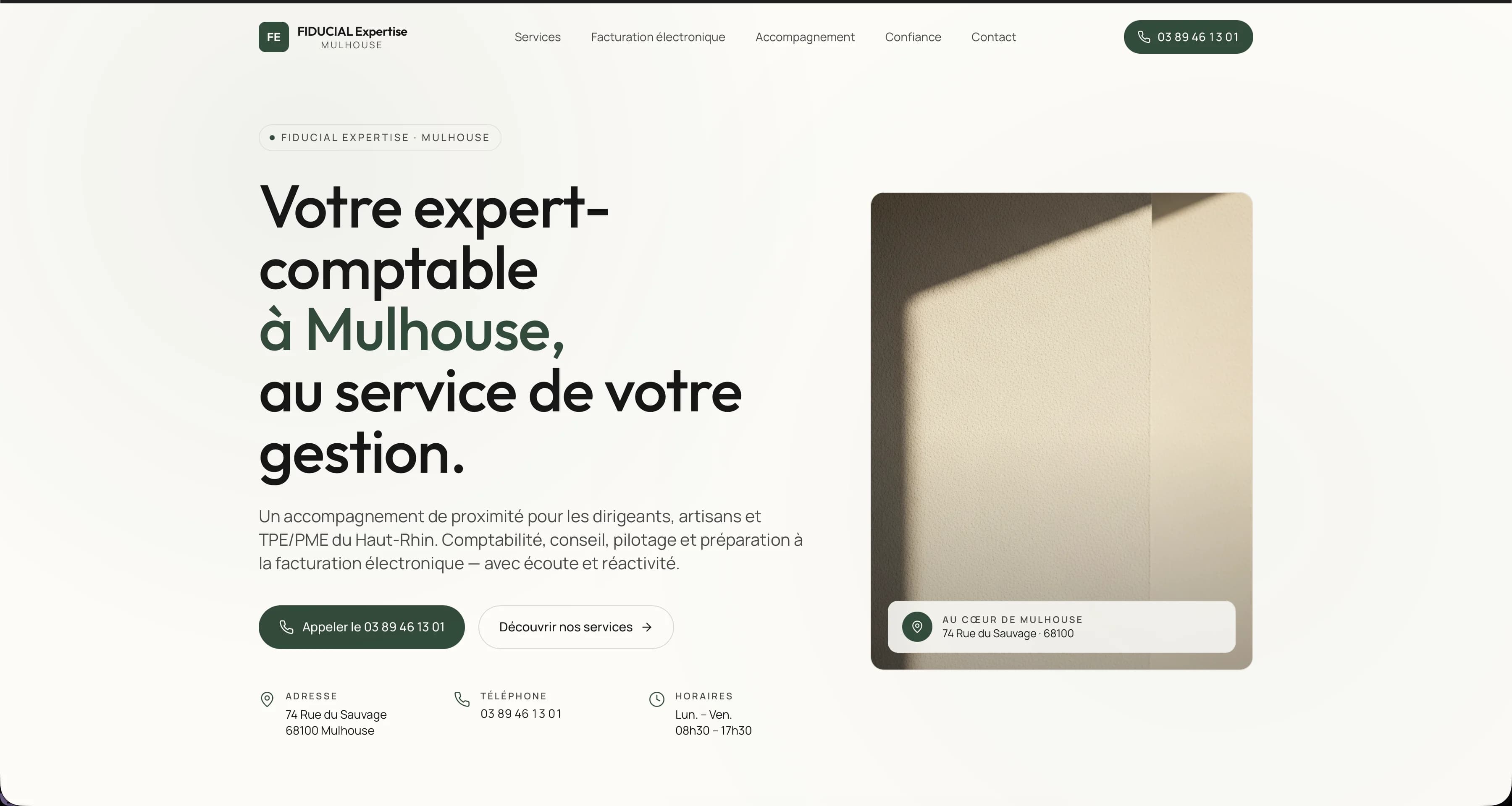 Aperçu du site Expert-Comptable